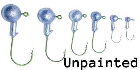 Ball Jigs - 1/8 oz., 1/4 oz., 3/32 oz., & 3/16 oz. - 6 per pack