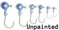 Ball Jigs - 1/8 oz., 1/4 oz., 3/32 oz., & 3/16 oz. - 6 per pack