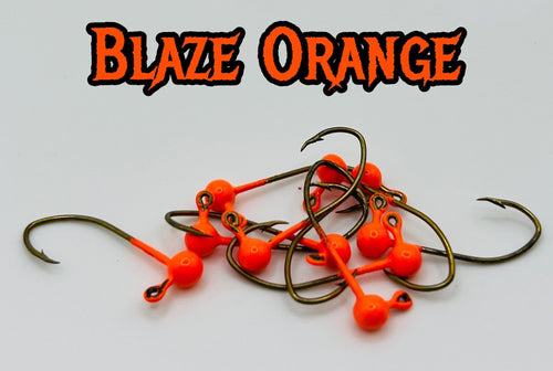 Ball Jigs - 1/64 oz., 1/32 oz. & 1/16 oz. - 10 per pack
