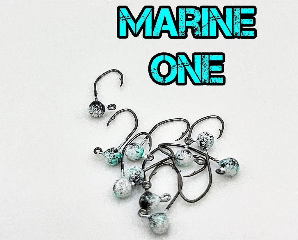 Ball Jigs - 1/8 oz., 1/4 oz., 3/32 oz., & 3/16 oz. - 6 per pack